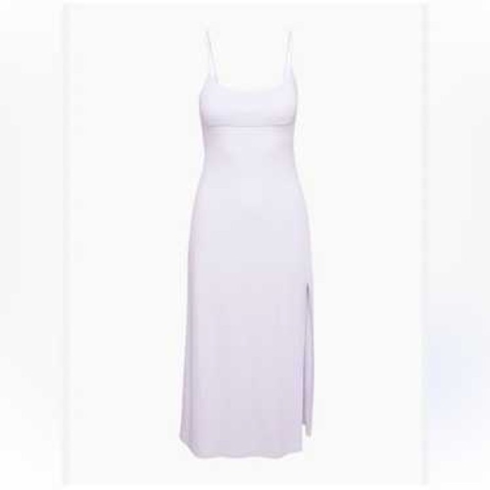 Aritzia Wilfred Dreamweaver Strappy Jersey Lavender Midi Dress Size XL